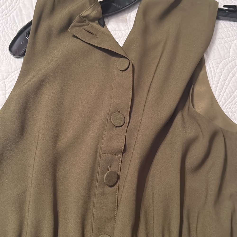 J. Crew Olive Green Sleeveless Dress - Picture 5 of 5